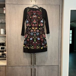 Beautiful Alice and Olivia cocktail beaded cocktail dress .